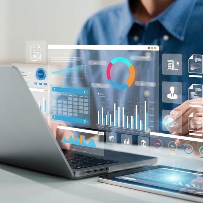 Business analytics dashboard
